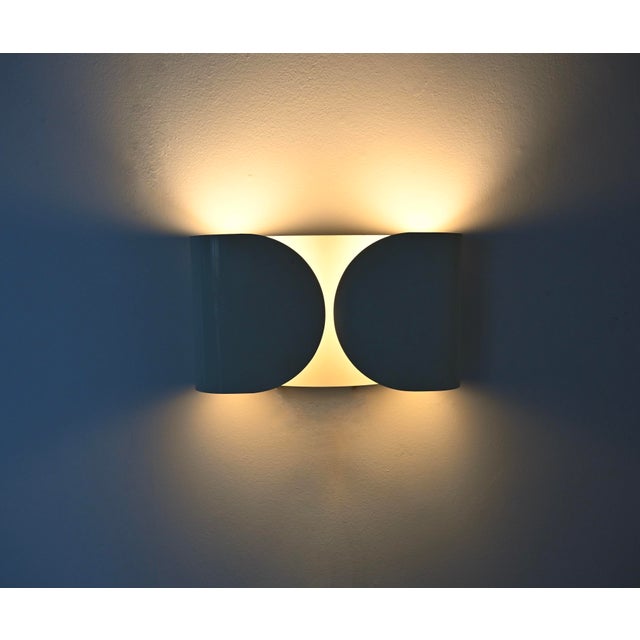 Flos White Foglio Wall Lamp by Tobia & Afra Scarpa for Flos, 1960s For Sale - Image 4 of 10