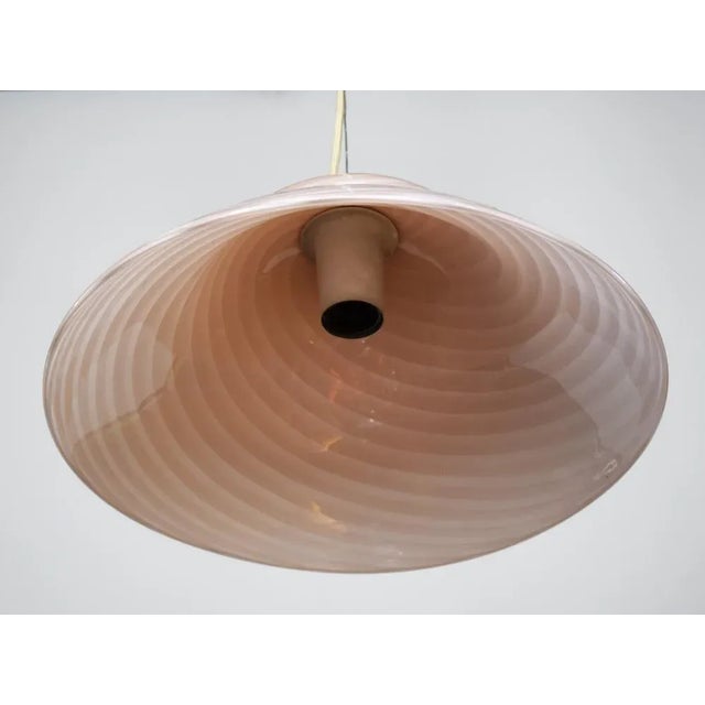 1980s Vintage Dependent Vetri Murano Swirl Glow, 1980s For Sale - Image 5 of 6