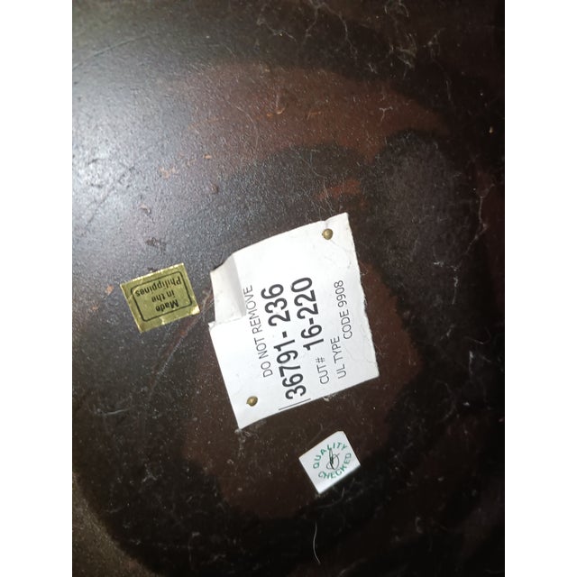 Vintage Maitland Smith African Queen Collectors Accent Table. For Sale - Image 11 of 12