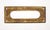 Traditional Vintage 6 In. Rectangular Brass Mail Slot Set For Sale - Image 3 of 4