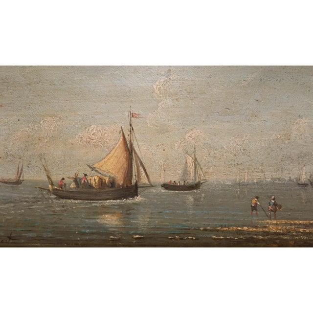 Gilbert, Return to the Port, 1890s, Oil on Panel For Sale - Image 7 of 14