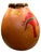 Wood Janet Reed Koed Malachite Beads Buffalo Painted Gourd Ritual Baskets Sw Folk Art For Sale - Image 7 of 13