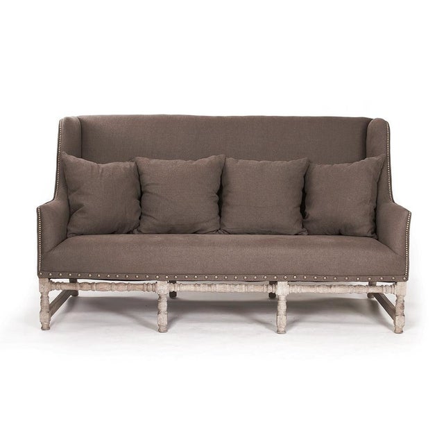 The Aubert Bench from Zentique is a striking high-back settee bench with clean, modern lines and generous proportions. The...