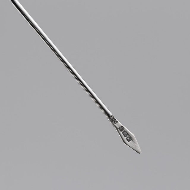 Vintage 20th Century English Silver Cocktail Sticks, 1934, Set of 6 For Sale - Image 9 of 13