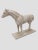 Beautiful white horse marquette in an aged plaster finish. Standing on platform. This would make a lovely addition to any...