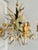 French Floral and Wheat Tole 6-Light Chandelier from Sofidis FlorArt, Late 20th Century For Sale - Image 11 of 18