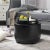 Storage Tray Ottoman in Black & Black For Sale - Image 9 of 10