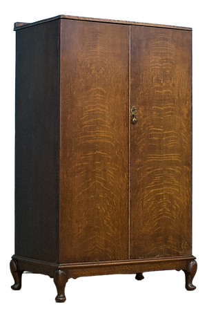 Art Deco Oak Tallboy in the style of Heals, 1930s