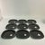 Black 1990s Vintage Americana Contemporary Boho Chic Melamine Snack/Dessert Plates - Set of 10. For Sale - Image 8 of 12
