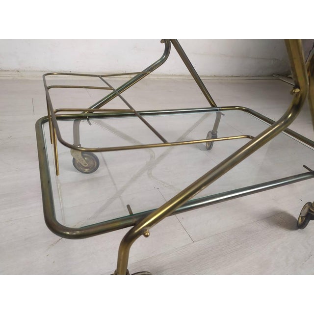 Vintage Brass Bar Service, 1950s For Sale - Image 12 of 15