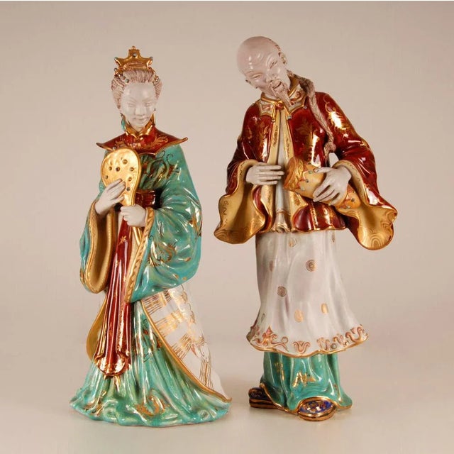 Vintage Italian Ceramic Figures by Eugenia Pattarino, 1960s, Set of 2 For Sale - Image 11 of 11
