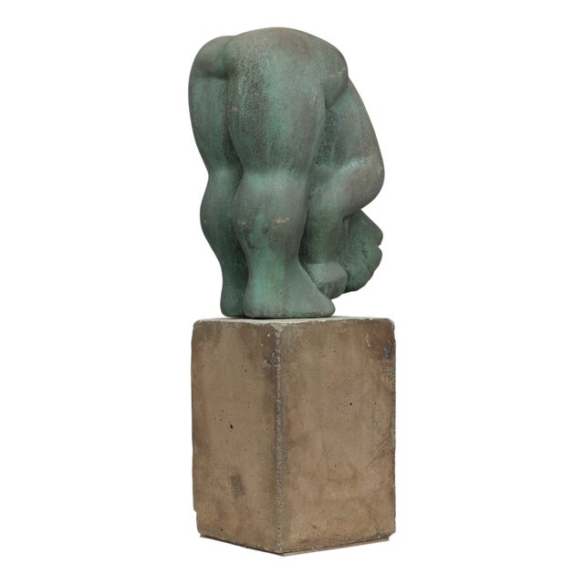 Francine Govers, Figurative Female Sculpture, 1990s, Concrete & Stone For Sale