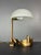 1980s Art Deco Style Handcrafted Wrought Iron Desk Lamp, 1980s For Sale - Image 5 of 18