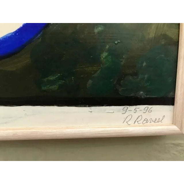 Roger Raveel 1921-2013 Belgian Flemish painter Oil on panel 1996 Measures: 31 x 24cm Signed. This piece has an attribution...