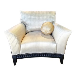 Marge Carson Hollywood Regency Style Club Chair For Sale