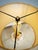 Ivory Vintage Coastal Seashell-Filled Glass Table Lamp With Burlap Shade For Sale - Image 8 of 12