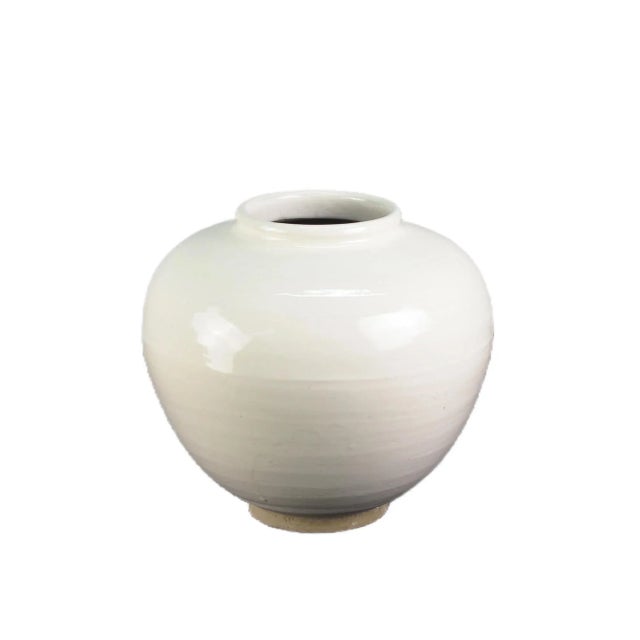 2010s White Pear Jar For Sale - Image 5 of 5