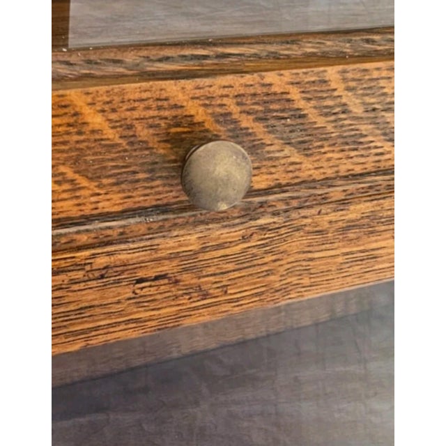 Antique Quarter Sawn Oak Barrister Bookcase 4 Stack Mission Lawyer Bookcase C1900 For Sale - Image 16 of 18