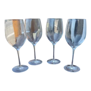 1990s Waterford Sommerlier Wine Glasses- Set of 4