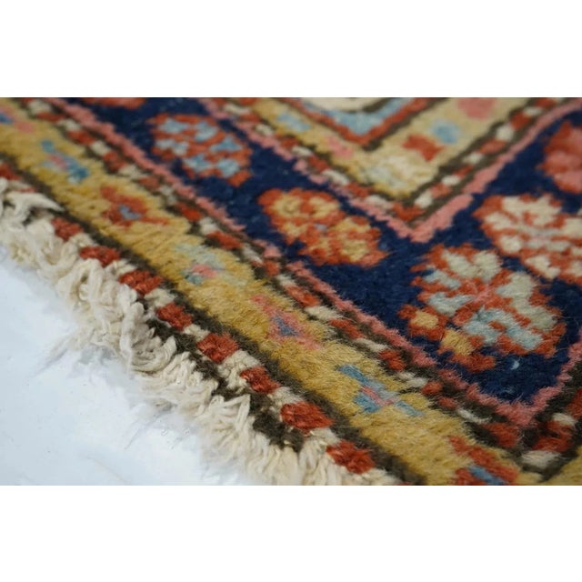 19th Century Antique Heriz Rug 2'6'' x 4'1'' For Sale - Image 5 of 10