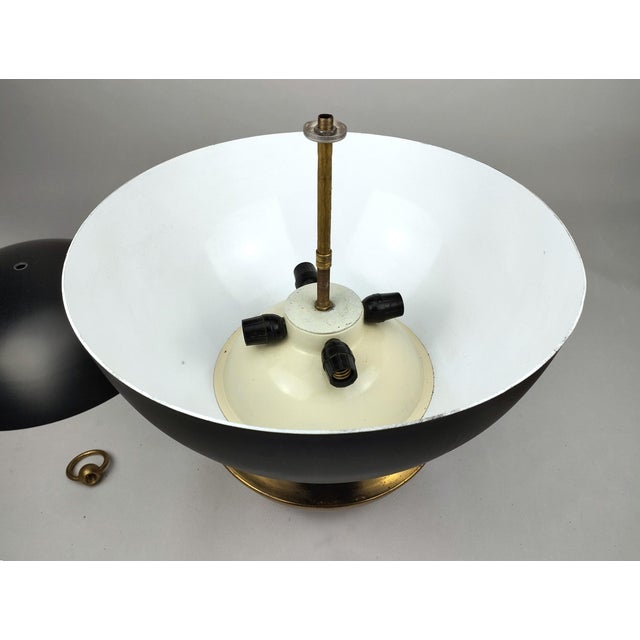 Black Mid-Century Italian Floor or Table Lamp, 1950s For Sale - Image 8 of 13