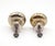 Classic style drawer or cabinet knobs made of brass with a polished brass finish. Mounting screws are included. Good...