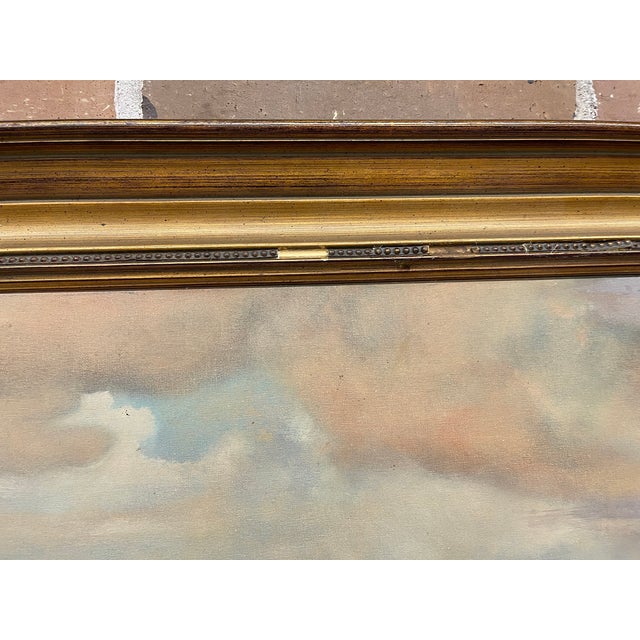 Late 20th Century Late 20th Century Oil Painting of the Battle of Waterloo For Sale - Image 5 of 7