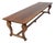 Antique French Monastery Dining Table in Nutwood, 19th Century For Sale