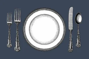 Table Setting Paper Placemat Pad
