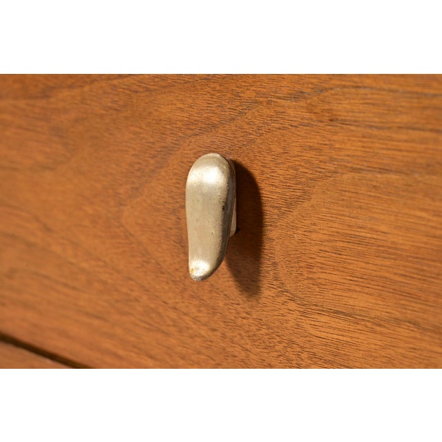 John Van Koert for Drexel Profile Mid-Century Modern Sculpted Walnut Dresser or Credenza, 1961 For Sale - Image 10 of 17