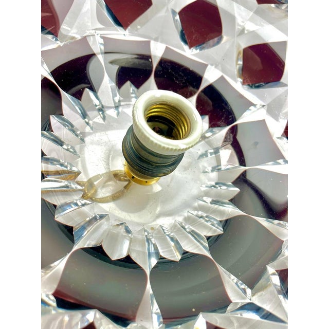 Art Nouveau Hanging Lamp from Val Saint Lambert, 1930s For Sale - Image 18 of 18