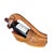 A wonderfully unusual vintage solid wood wine bottle holder crafted in the form of a high-heeled shoe. The substantial...