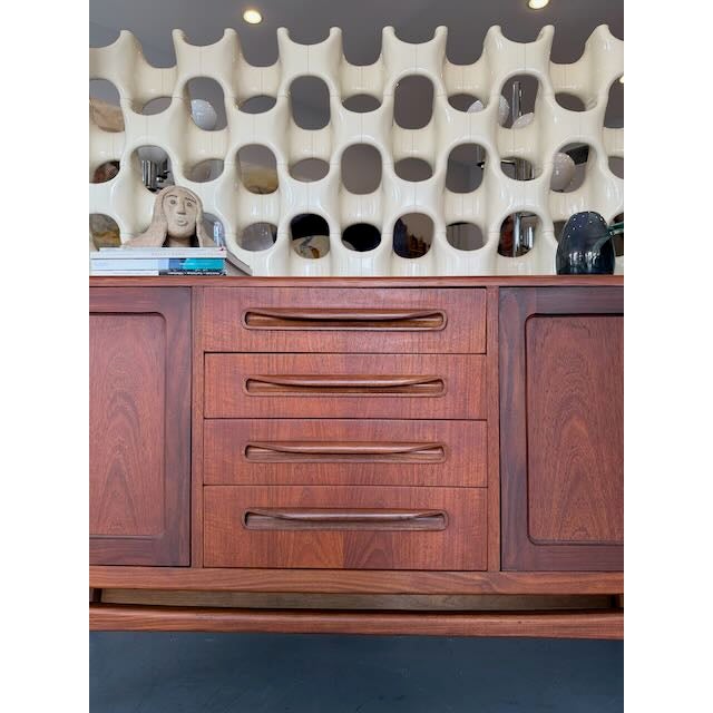 Brown Vintage G-Plan Teak Credenza For Sale - Image 8 of 10