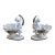 Early 20th Century German Porcelain Putti Compotes, Pair For Sale