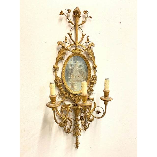 Gold Mid-Century Sconce For Sale - Image 8 of 18