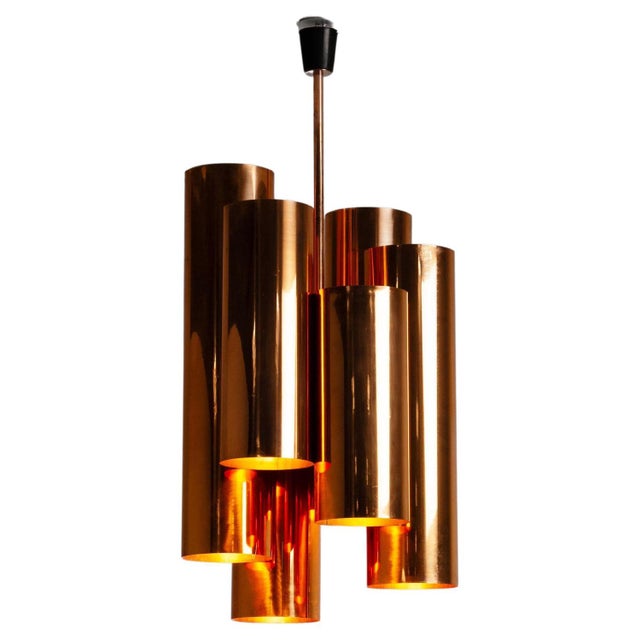Chandelier in Copper from Fog & Mørup, Denmark, 1960s For Sale - Image 18 of 18