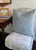 2020s Pair of Down and Feather Scalamandre Velvet Pillows Color Skylight For Sale - Image 5 of 5