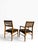 Lane Furniture Mid Century Lane Dining Chairs • Walnut + Cane Back • Set of Four For Sale - Image 4 of 7
