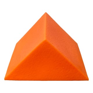Postmodern Orange Prism Shape Floor or Table Lamp from Heico, 1980s For Sale