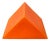 Postmodern Orange Prism Shape Floor or Table Lamp from Heico, 1980s For Sale