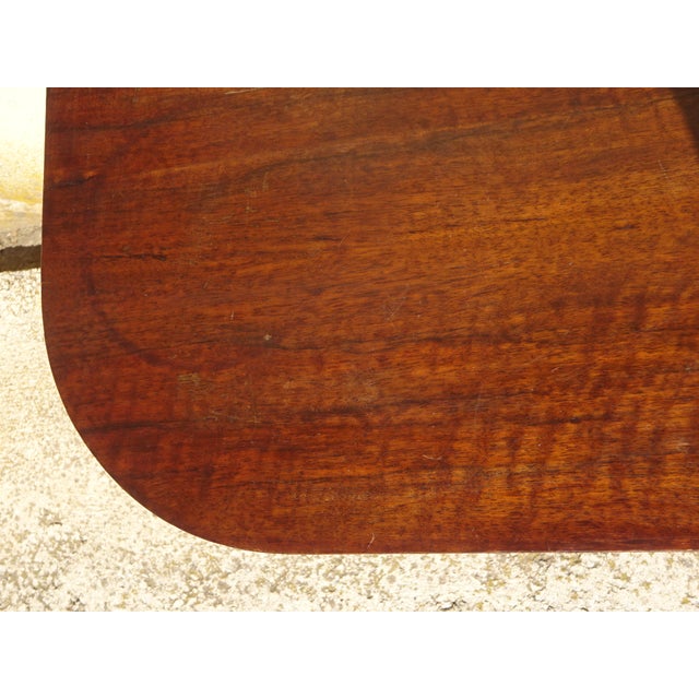 Small Art Deco Walnut Bookcase, 1940s For Sale - Image 6 of 18