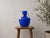 Blue Opal Glass Handle Vase from Opalina Fiorentina, Italy, 1960s For Sale - Image 14 of 14