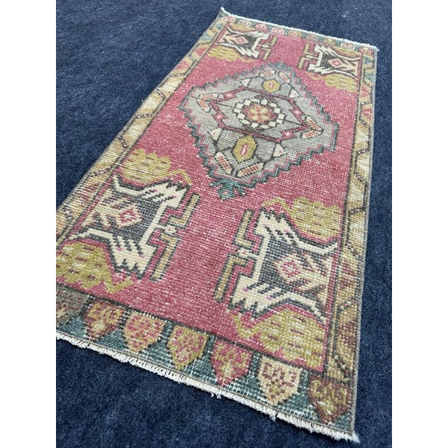 Early 21st Century Turkish Yastik Rug 1'7" x 3'4" For Sale - Image 5 of 5