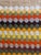 Textile Mid Century Modern Multicolor Handcrafted Crocheted Afghan Throw Blanket For Sale - Image 7 of 15