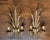 1950s Hollywood Regency Gilt Cattail Sconces, Pair For Sale In Richmond - Image 6 of 7