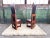 Mid-Century Modern Frank Lloyd Wright Style Studio Craft Mid Century Triange / Tripod Accent Chair- 2 Available, Sold Ind. For Sale - Image 3 of 9
