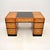 A magnificent Art Deco burr walnut pedestal desk. This was made in England, it dates from around the 1920-30’s. The...