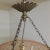 Metal French Art Deco Ceiling Lamp, 1920s For Sale - Image 7 of 8