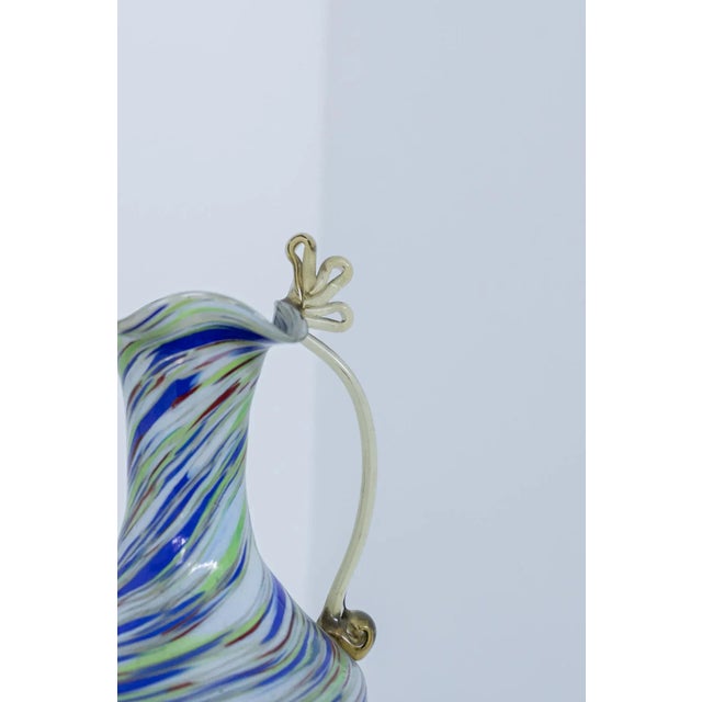 Vintage Colored Murano Glass Vase by Fratelli Toso, 1920s For Sale - Image 6 of 9