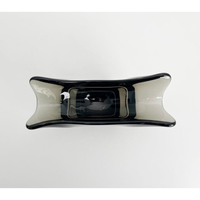 Cigar Ashtray, Art Deco Revival, Art Glass For Sale In Sacramento - Image 6 of 8